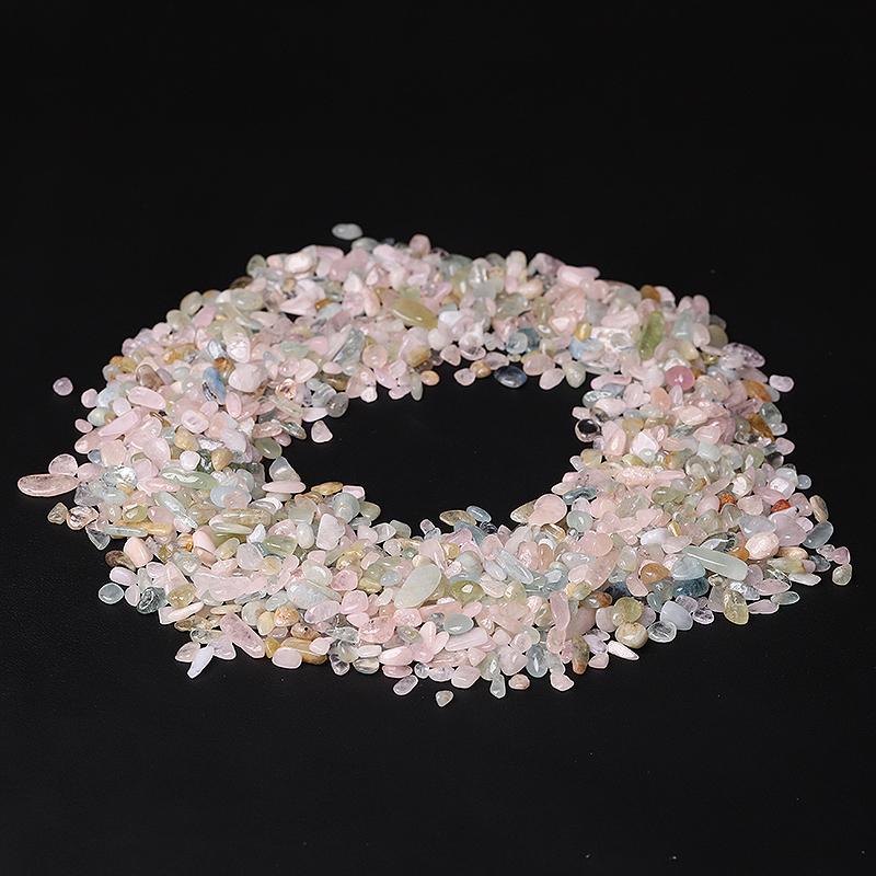 0.1kg Natural Morganite Chips Crystal Chips for Decoration Best Crystal Wholesalers