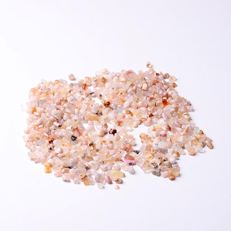 0.1kg 5-7mm High Quality Flower Agate Chips Best Crystal Wholesalers