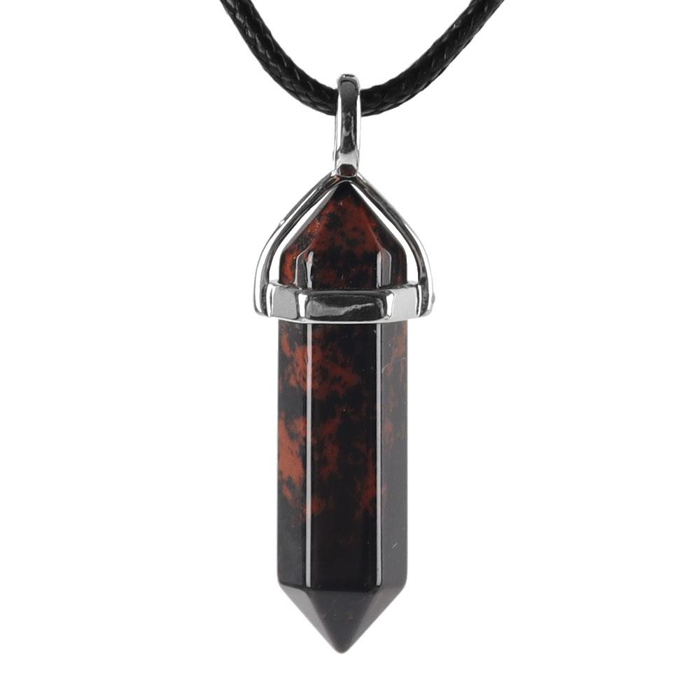 Natural Semi-Precious Gemstone Crystal Healing Hexagonal Point Chakra Pendant Best Crystal Wholesalers