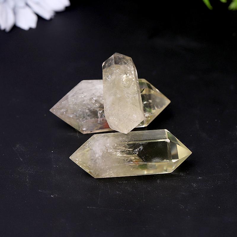 Natural Citrine Crystal Double Terminated Towers Points Bulk Healing Wand Best Crystal Wholesalers