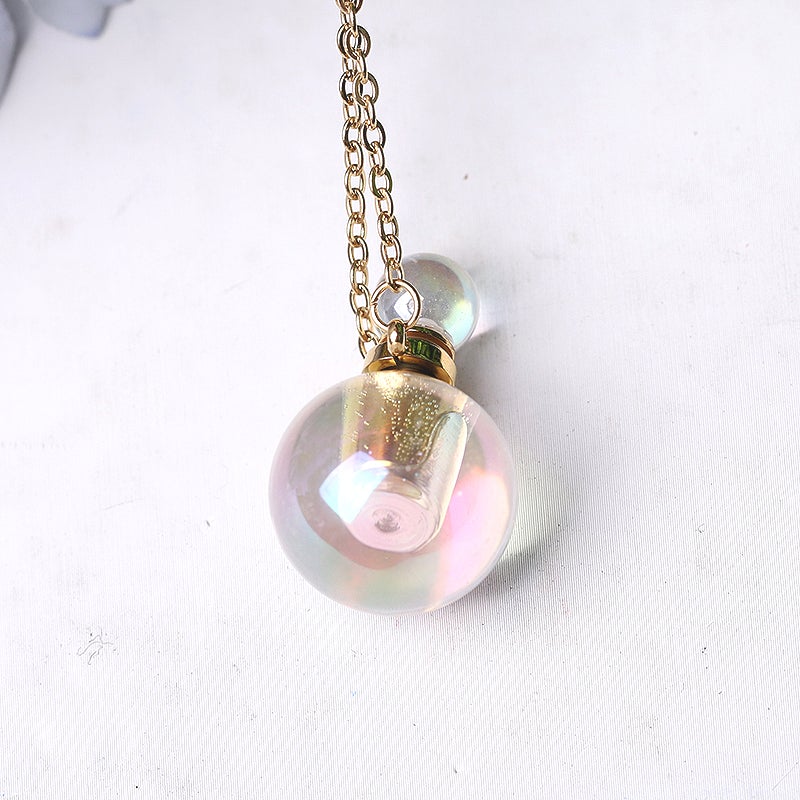 0.5ml Aura Angel Crystal Perfume Bottle Necklace DIY Best Crystal Wholesalers