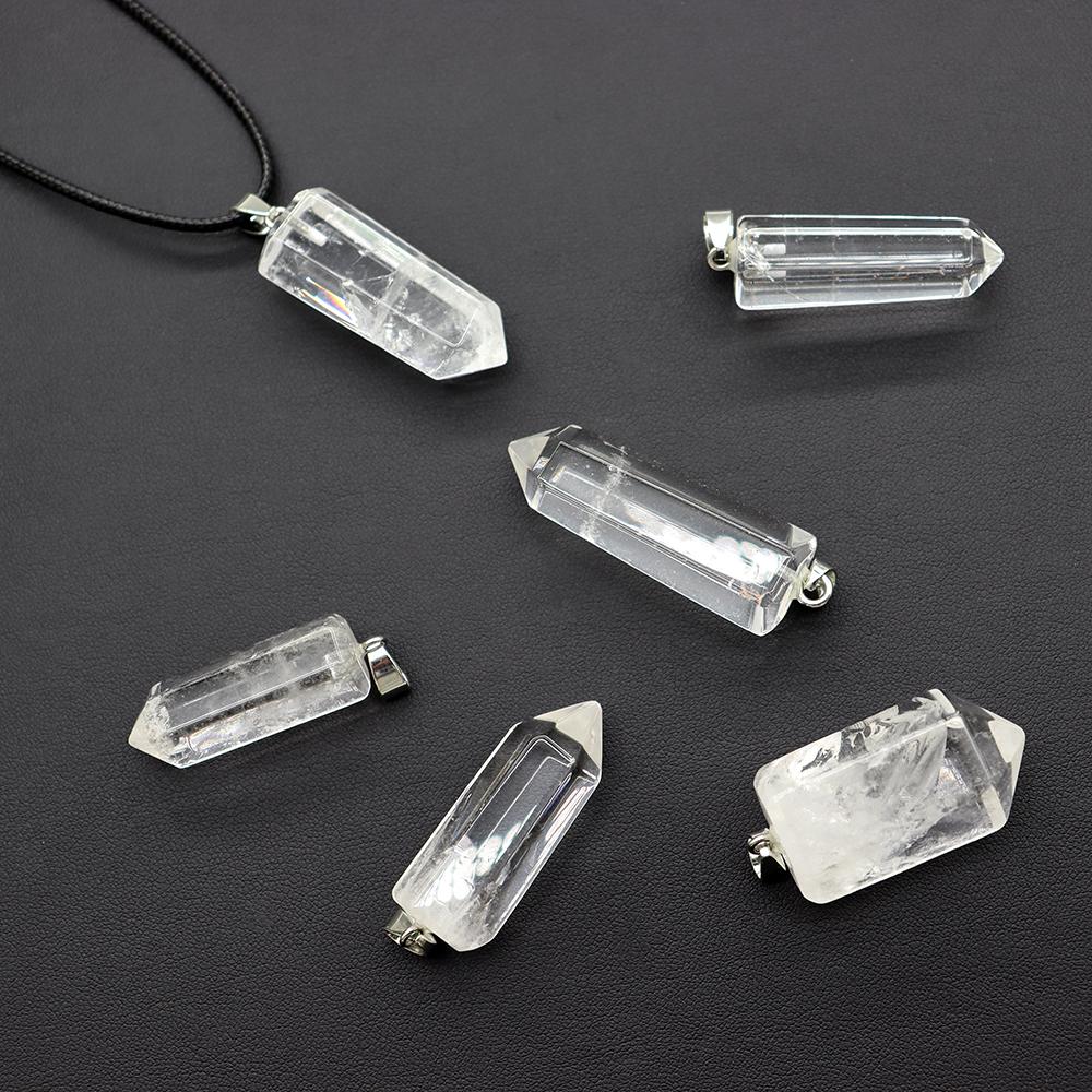 Clear Meaningful Quartz Mini Crystal Healing Pendant Towers Points Bulk Best Crystal Wholesalers