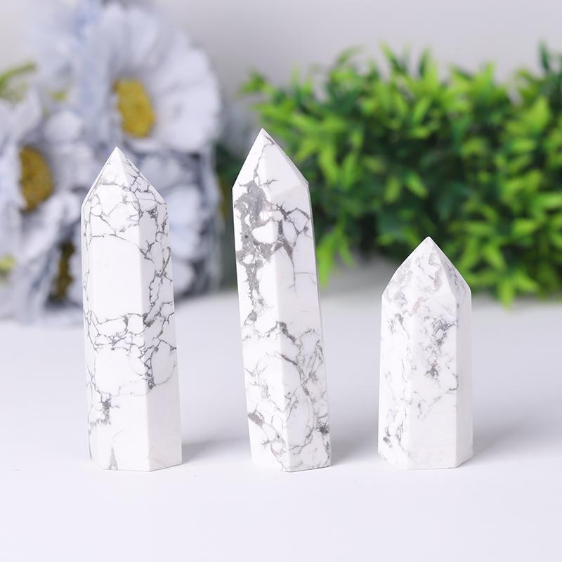 Howlite Point Healing Towers Points Bulk Best Crystal Wholesalers