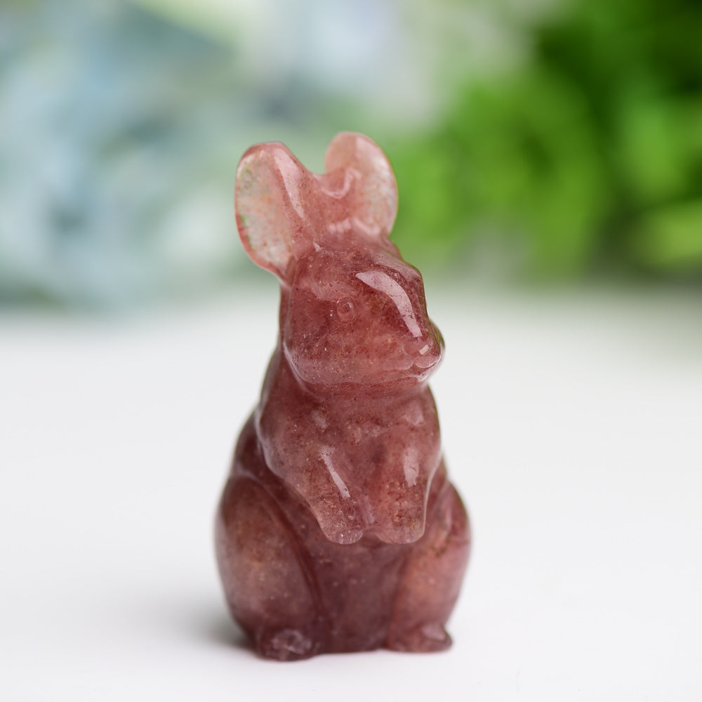 2.2" Rabbit Crystal Carving Animal Bulk Best Crystal Wholesalers