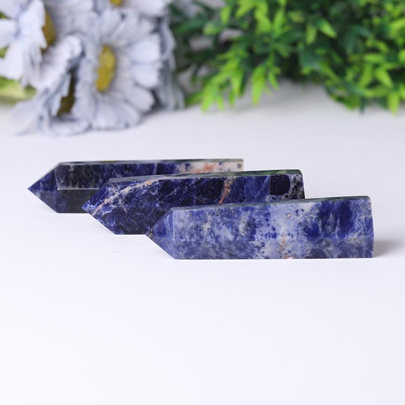 Natural Crystal Healing Stone Sodalite Towers Points Bulk Best Crystal Wholesalers