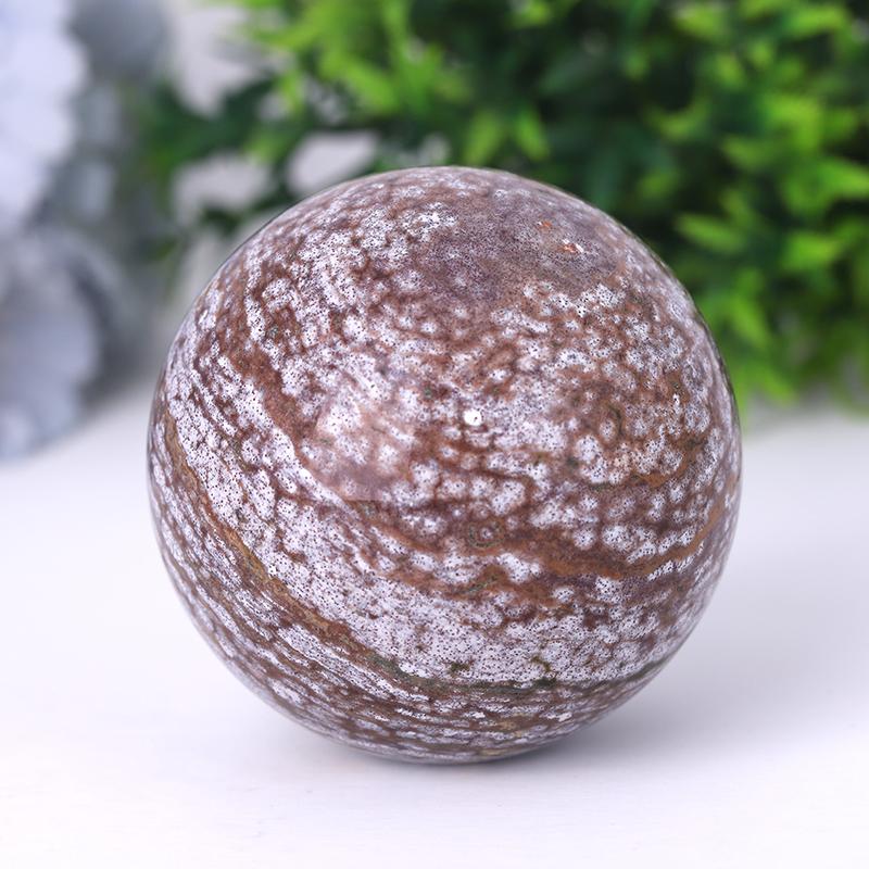 1.2"-4.0" Ocean Jasper Sphere Best Crystal Wholesalers