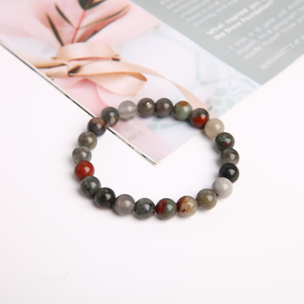 8mm Blood Stone Crystal Bracelet Best Crystal Wholesalers