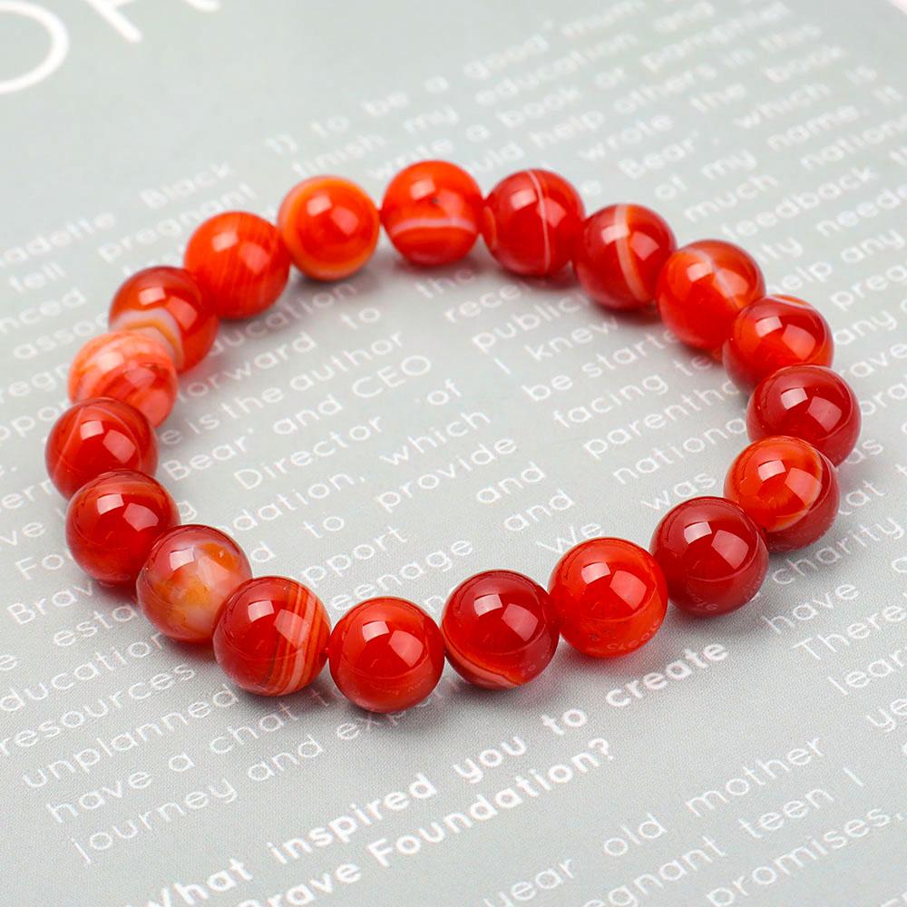 Carnelian 10.5mm Bracelet 