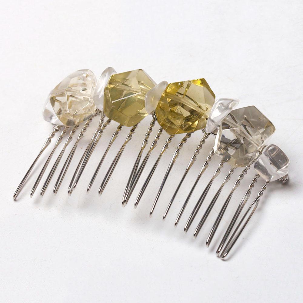 3“ Citrine Crystal Crown Comb Best Crystal Wholesalers