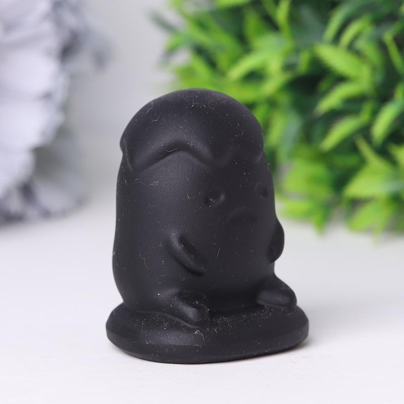 Black Obsidian Crystal Carvings Cartoon Bulk Best Crystal Wholesalers