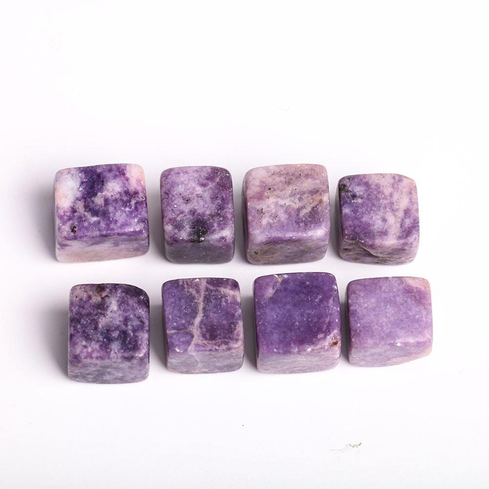 0.1kg Lepidolite Crystal Cubes bulk tumbled stone Best Crystal Wholesalers