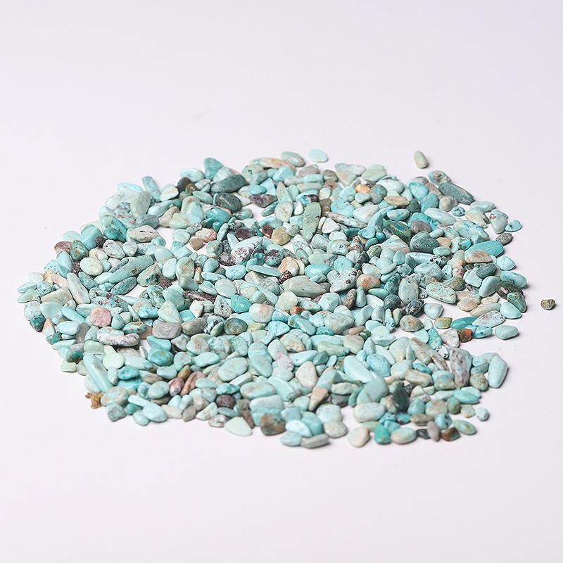 0.1kg 5-7mm Natural Turquoise Chips for Decoration Best Crystal Wholesalers