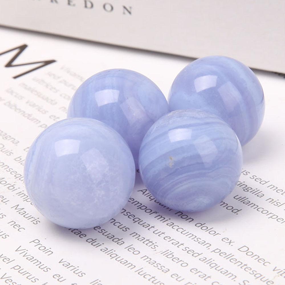 1” Blue Lace Agate Mini Sphere Best Crystal Wholesalers