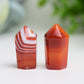 1.0" Carnelian Mini Crystal Points Towers Bulk Best Crystal Wholesalers