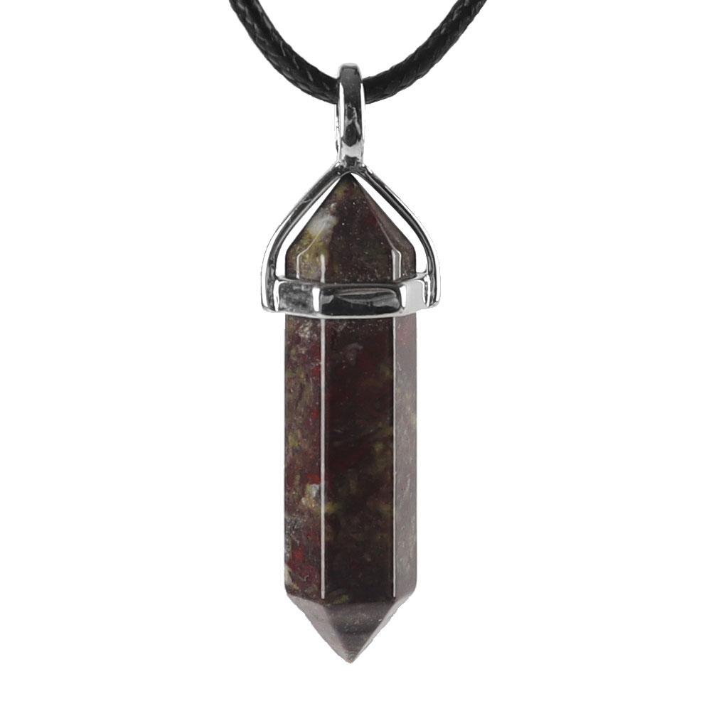 Natural Semi-Precious Gemstone Crystal Healing Hexagonal Point Chakra Pendant Best Crystal Wholesalers