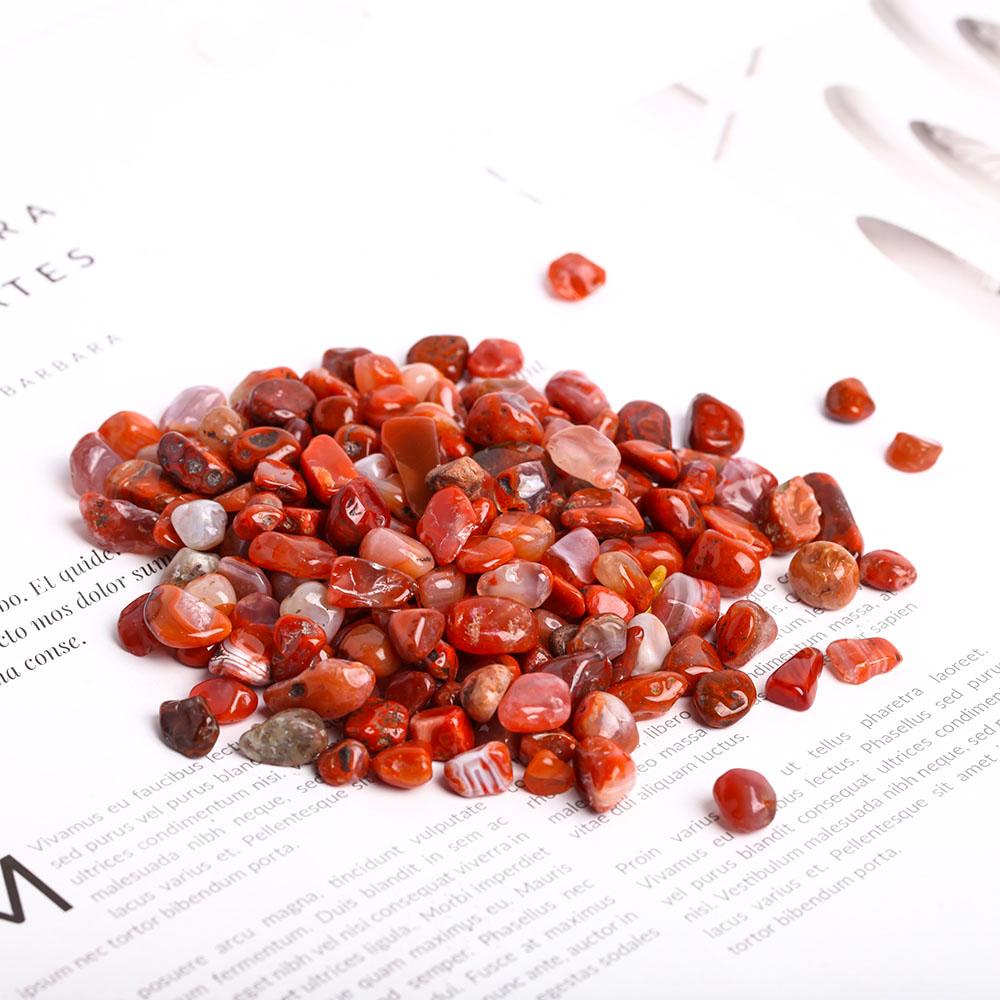 0.1kg Carnelian Crystal Chips 7-9mm Best Crystal Wholesalers