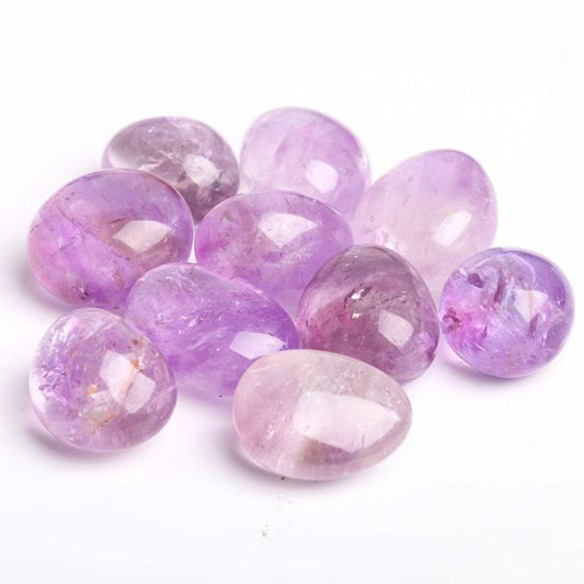 Amethyst tumbled stone in bulk 