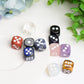 0.5" MiniMixed Crytsal Dice Crystal Carving Bulk Best Crystal Wholesalers