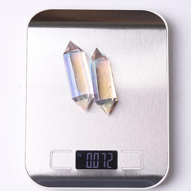 Aura Clear Quartz Double Terminated Towers Points Bulk Best Crystal Wholesalers