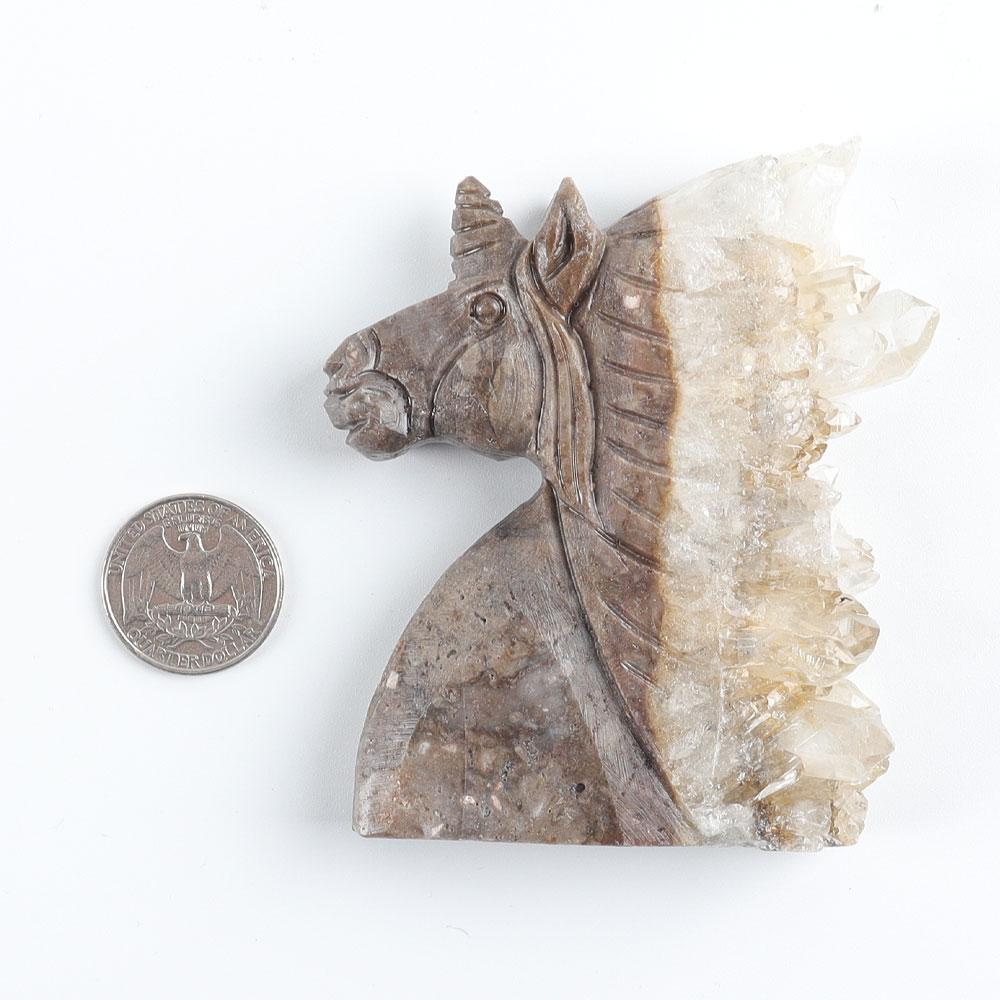Crystal Cluster Carving Unicorn Free Form Animal Bulk Best Crystal Wholesalers