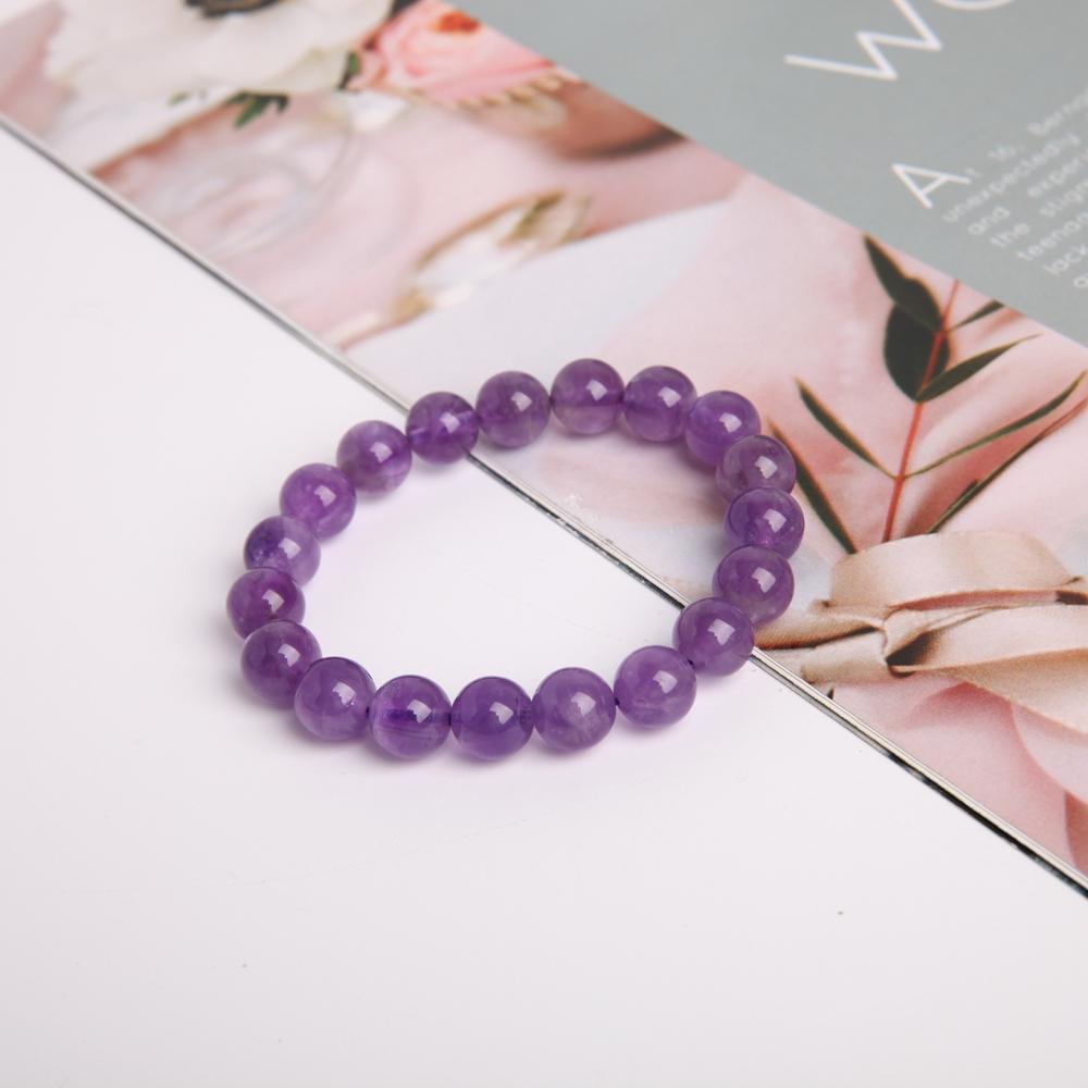 Purple Amethyst Bracelet- Free shipping