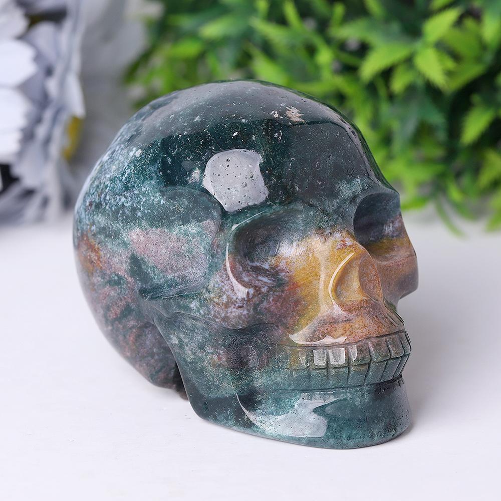 Ocean Jasper Crystal Skull Carvings Best Crystal Wholesalers