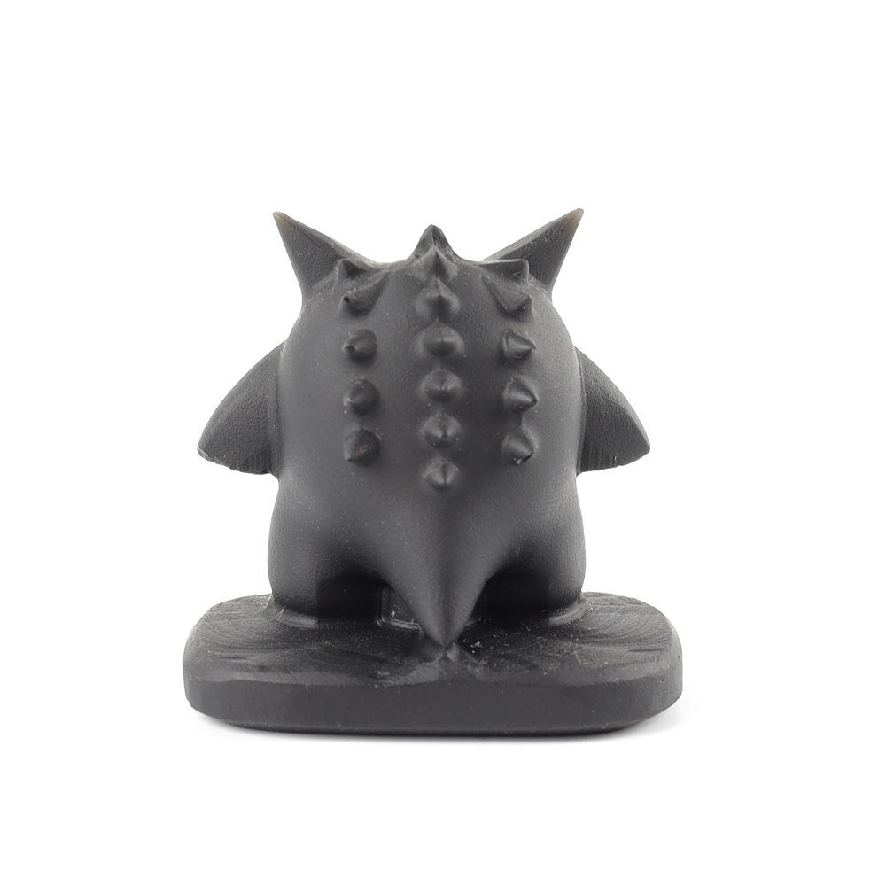 2" Black Obsidian Gengar Carving