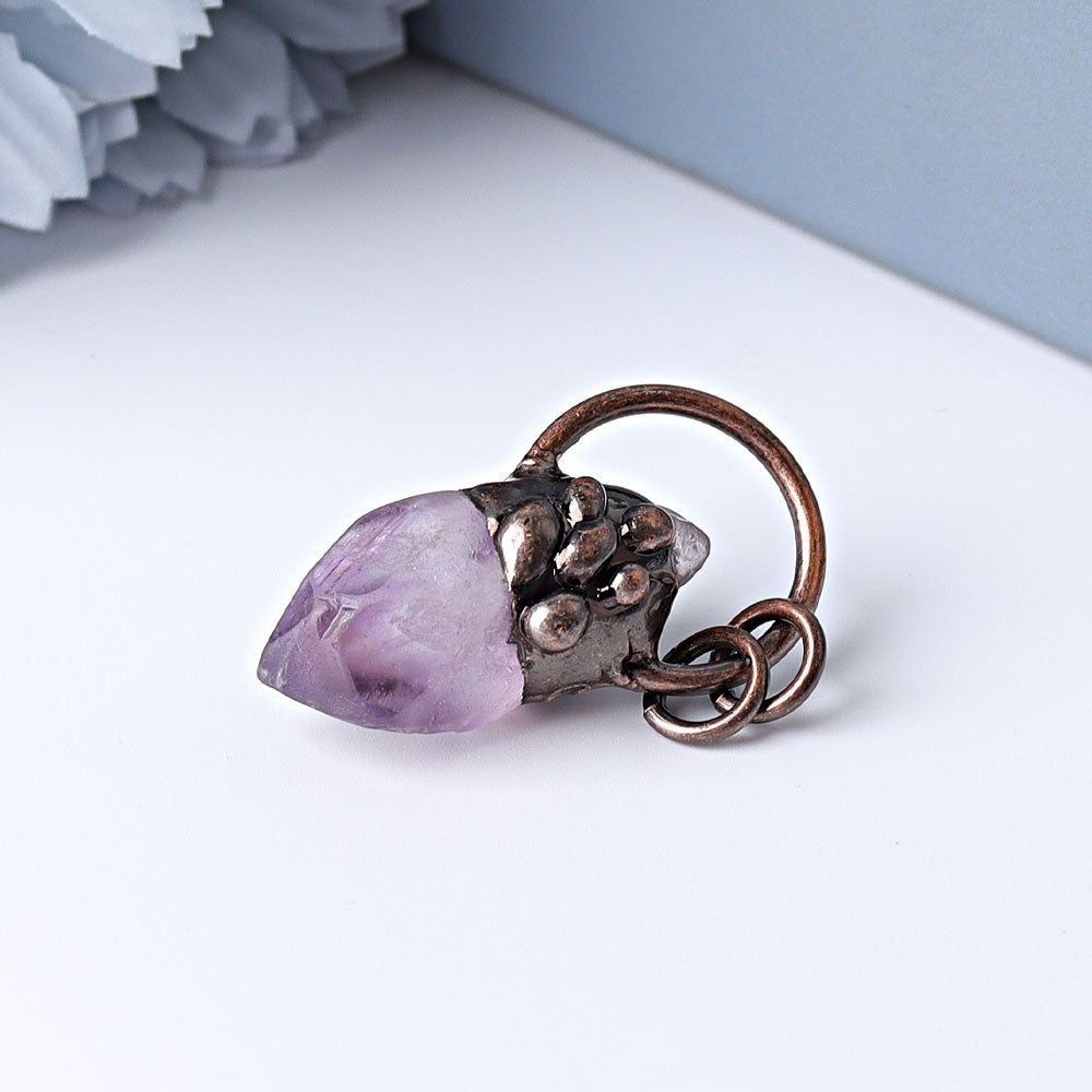 1.5" Amethyst Pendant for DIY Best Crystal Wholesalers