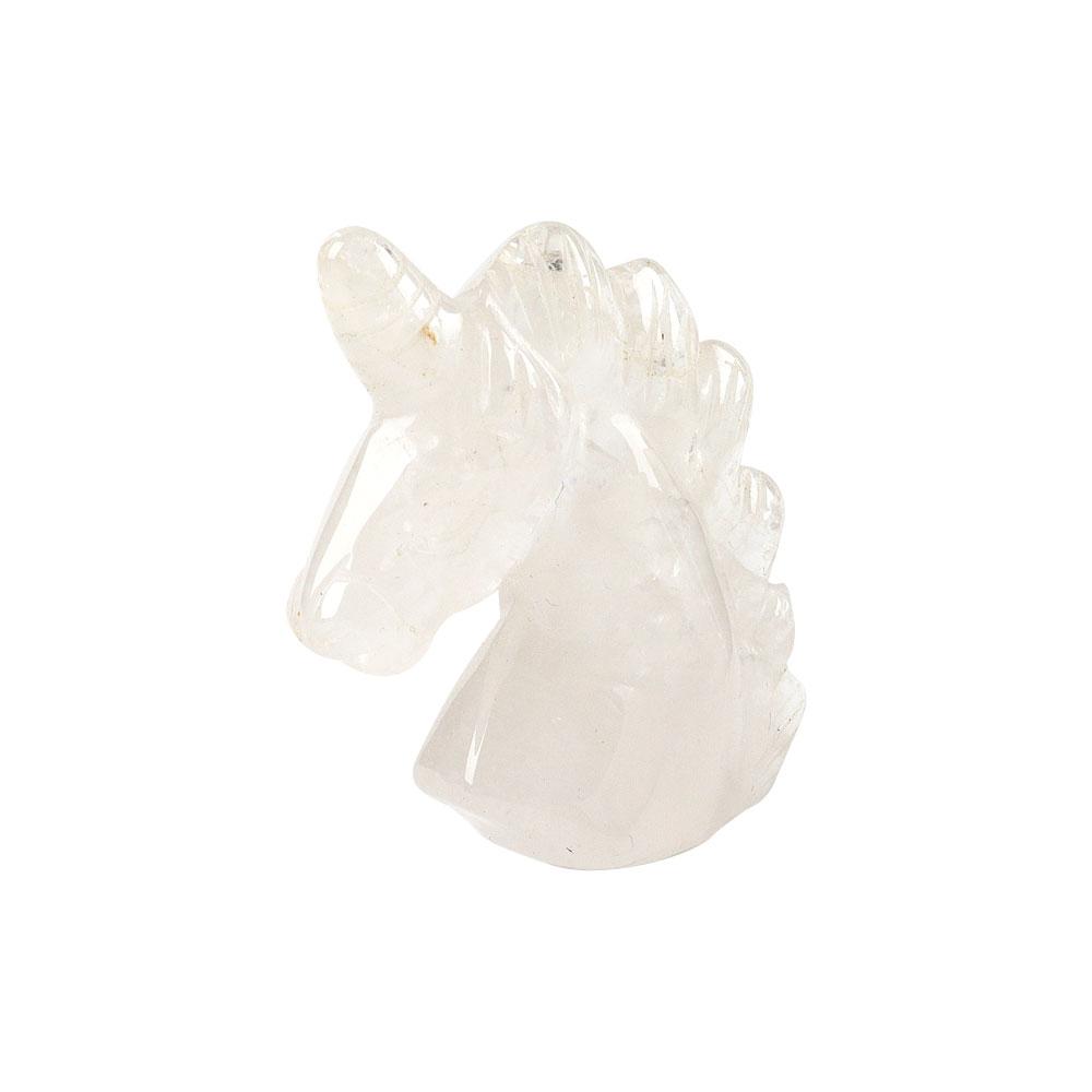 2" Clear Quartz Crystal Carving Unicorn Animal BulkBest Crystal Wholesalers