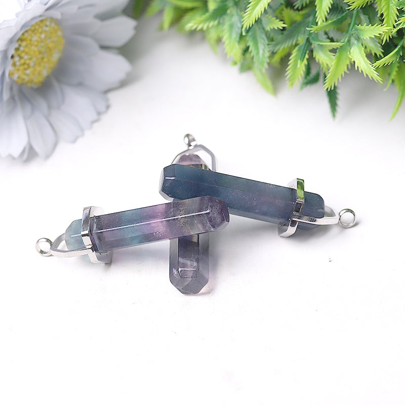 2.3" Fluorite Crystal Pendant Best Crystal Wholesalers