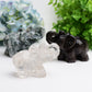 4.0" Mixed Crystal Elephant Animal Crystal Carving  Bulk Best Crystal Wholesalers