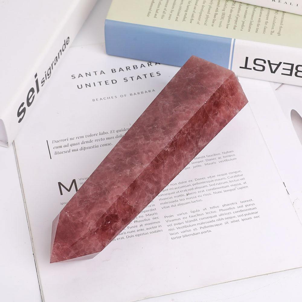 Strawberry Quartz Towers Points Bulk Best Crystal Wholesalers