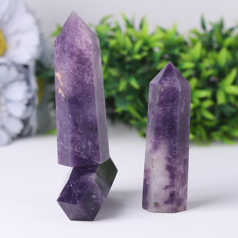 Natural Purple Mica Points Healing Towers Points Bulk Best Crystal Wholesalers