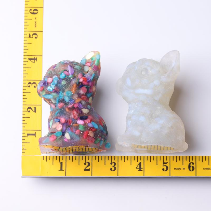 4" Resin French Bulldog Crystal Carvings Best Crystal Wholesalers