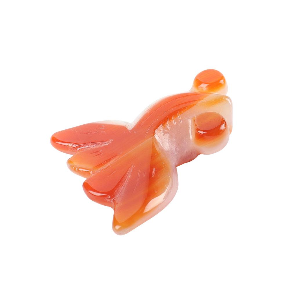 Carnelian Goldfish Pendant Animal Bulk Best Crystal Wholesalers