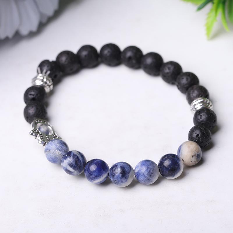 85mm Volcanic with Crystal Bracelet Best Crystal Wholesalers