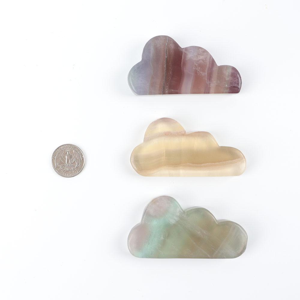 Fluorite Cloud Shape Carvings Model Bulk Best Crystal Wholesalers