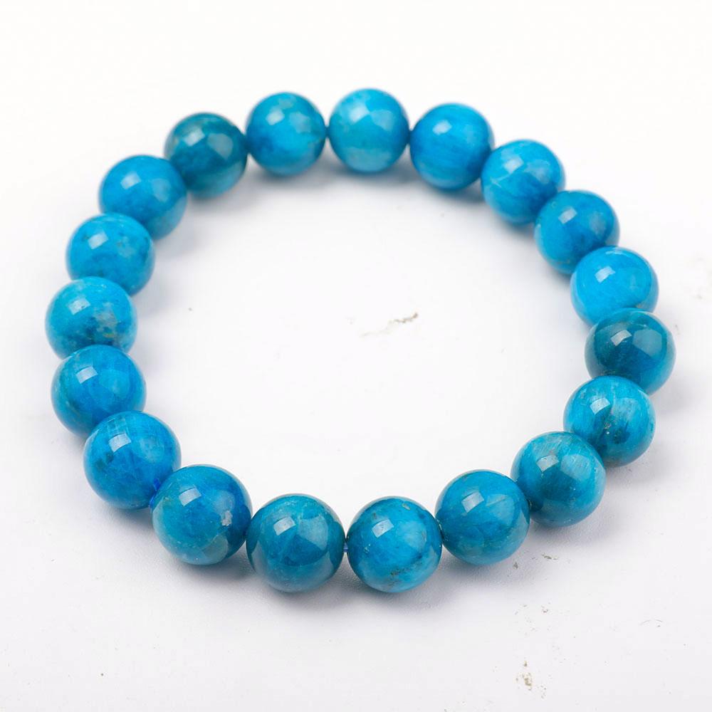 Blue Apatite 10.5mm Bracelet for bulk & wholesale