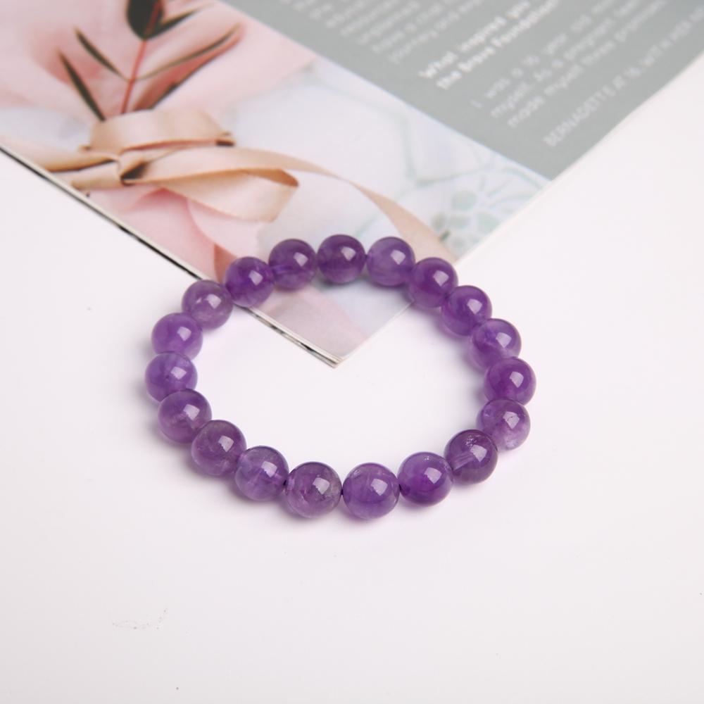 Purple Amethyst Bracelet- Free shipping