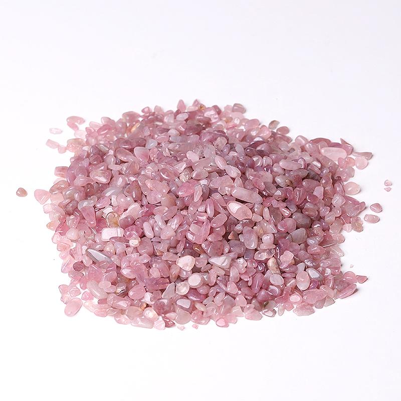 Lavender Rose Quartz Chips in Bulk