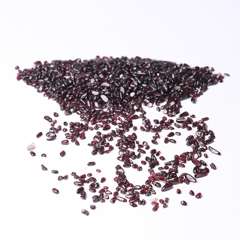 0.1kg High Quality 5-7mm Natural Garnet Chips Best Crystal Wholesalers