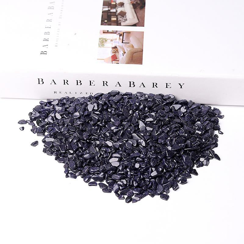 0.1kg Blue Sandstone Chips for Decoration Best Crystal Wholesalers