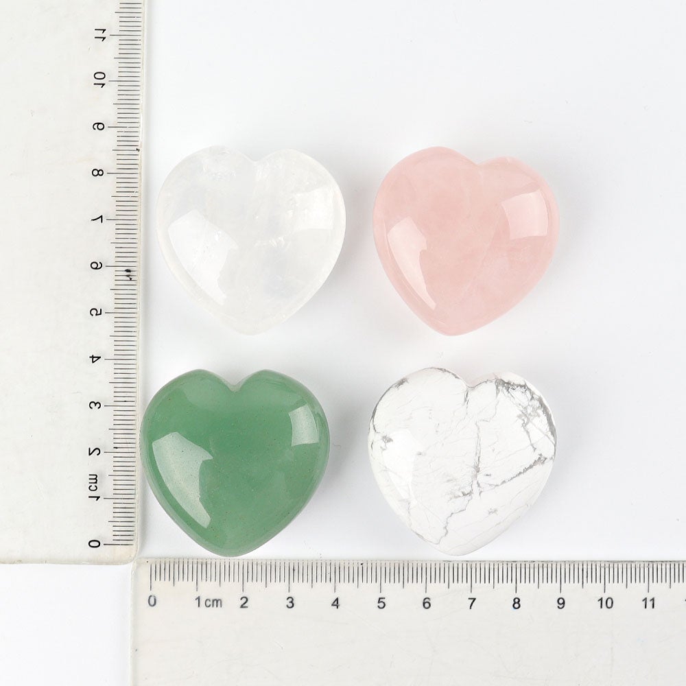 1.5" Heart Crystal Carvings Mini Best Crystal Wholesalers