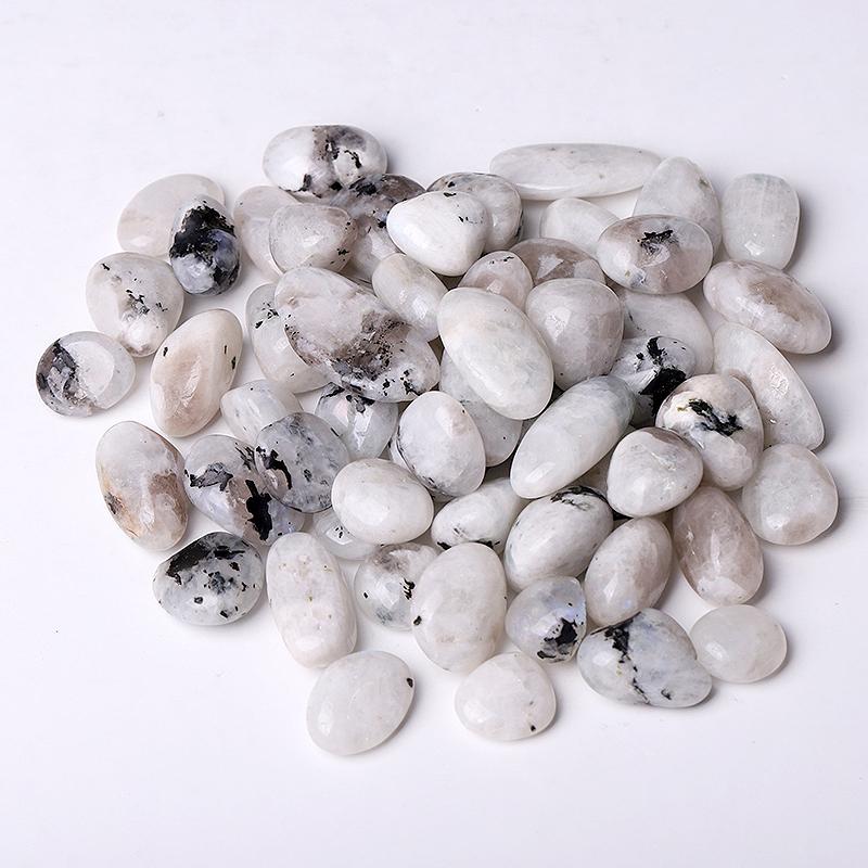 0.1kg White Moonstone bulk tumbled stone Best Crystal Wholesalers