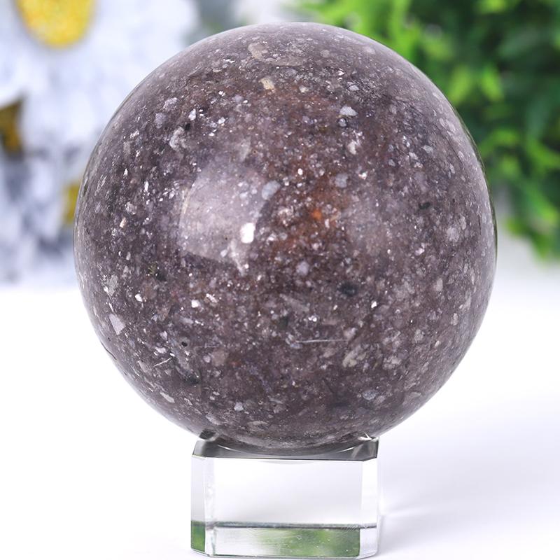 2.5"-4.5" Resin Lepidolite Sphere Best Crystal Wholesalers