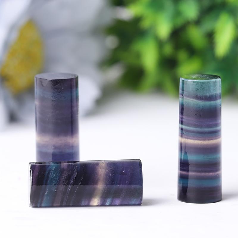 1.2" Fluorite Cylinder Crystal Towers Points Bulk Best Crystal Wholesalers