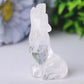 2.5" Wolf Crystal Carvings Animal Bulk Best Crystal Wholesalers