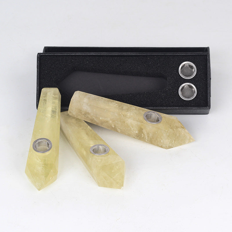 Citrine Smoking Pipe wholesale support mixed customization