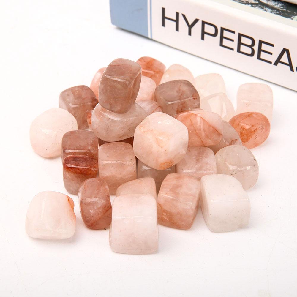 0.1kg Fire Quartz Cubes Bag bulk tumbled stone Best Crystal Wholesalers