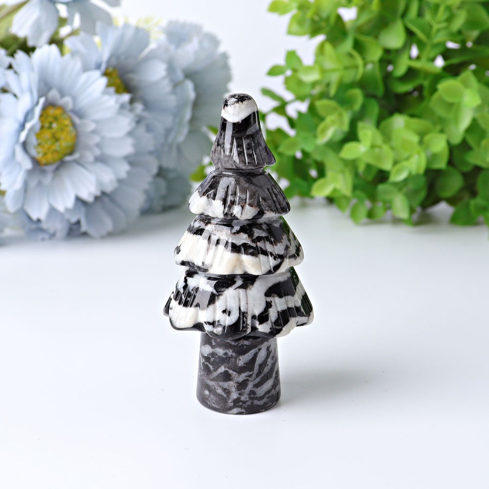 3" Fir Tree Crystal Carvings for Christmas Plants Bulk Best Crystal Wholesalers